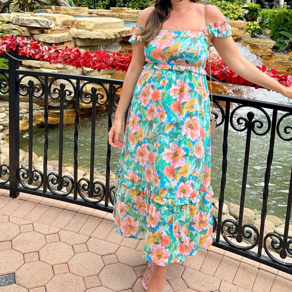 Blu Pepper floral dress